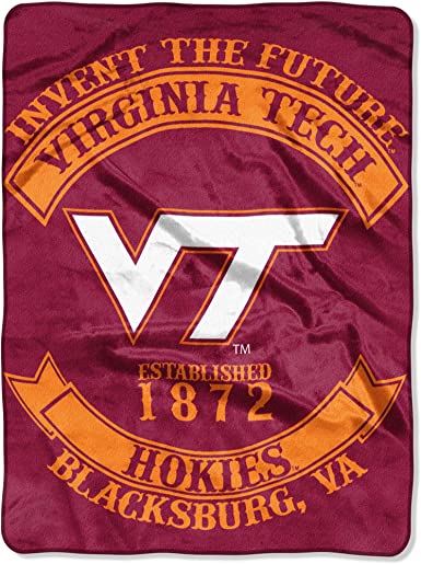 Plush 60X80 inch Blanket - Extremely Soft - Machine Washable - VIRGINIA TECH