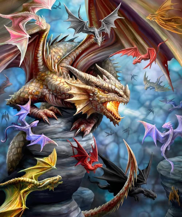 Plush Queen Size Blanket - Extremely Soft - Machine Washable - DRAGON CLAN