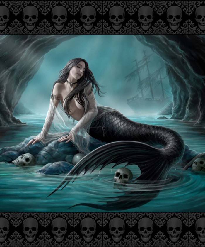 Plush Queen Size Mythical Blanket - Extremely Soft - Machine Washable - Sirens Lament