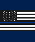 Plush Queen Size USA Blanket - Extremely Soft - Machine Washable - Blue Lives Matter