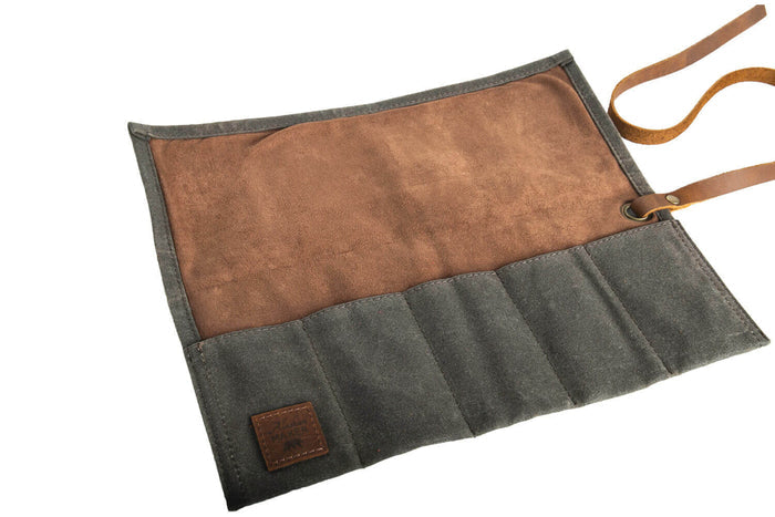 Pochette Alaskan Maker Woodchuck pour couteaux pliants et montres - Kaki