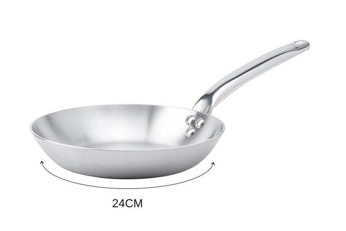 Poêle à frire De Buyer Alchimy en inox 18/10 multicouches 3 plis - 24 cm