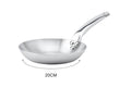 Poêle à frire De Buyer Alchimy en inox 18/10 multicouches 3 plis - 20 cm
