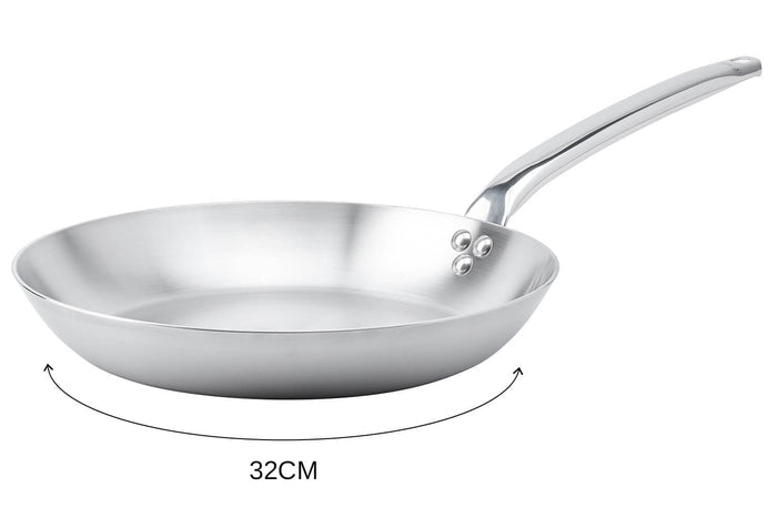 Poêle à frire De Buyer Alchimy en inox 18/10 multicouches 3 plis - 32 cm