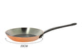 Poêle à frire en cuivre De Buyer Inocuivre poignée en fonte d'acier - 20cm