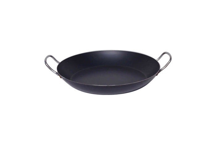 Poêle à paëlla De Buyer La Lyonnaise en tôle bleuie - 20cm