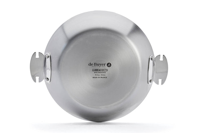 Poêle De Buyer Alchimy Loqy amovible en inox 18/10 multicouches - 24cm - 28cm - 32cm