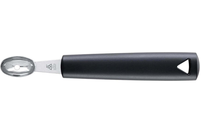 Pomme parisienne Triangle forme ovale en acier inoxydable - Lisse