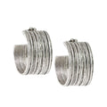 Power Hoop Earrings-Austin Titus