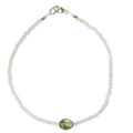 Prehnite + Green Tourmaline Bracelet No. 19-Margaret Solow