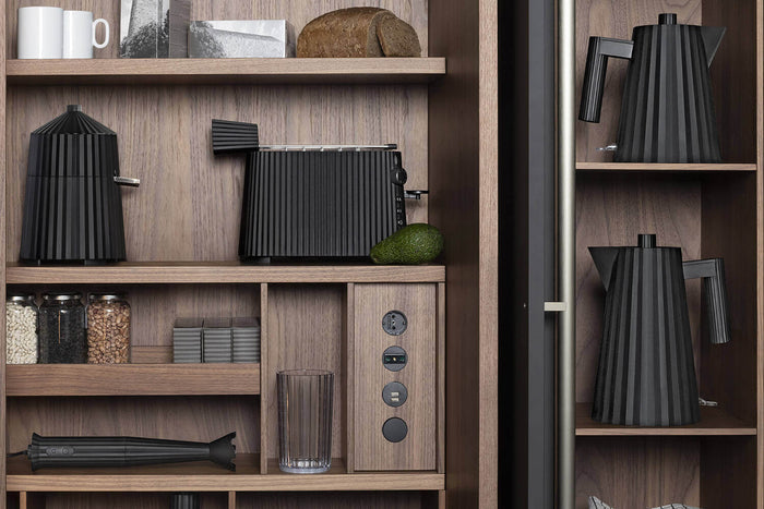 Presse-agrumes électrique Alessi Plissé design par Michele De Lucchi - Noir