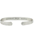 Protect This Woman Cuff Bracelet-Glacier Lily