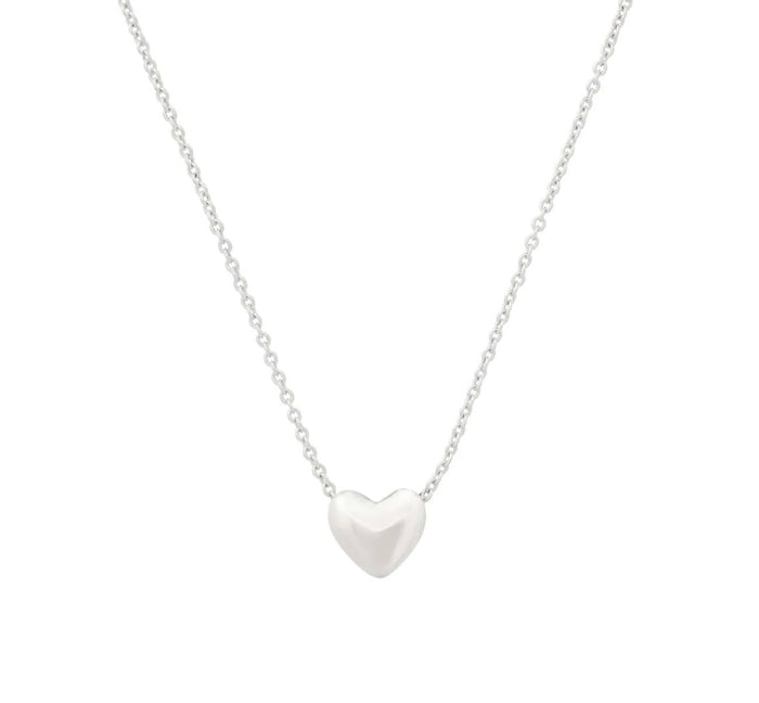 Puff Heart Necklace-TAI
