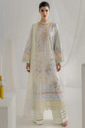 Qalamkar - LK-02 Roisin Three Piece Embroidered Crepe Silk