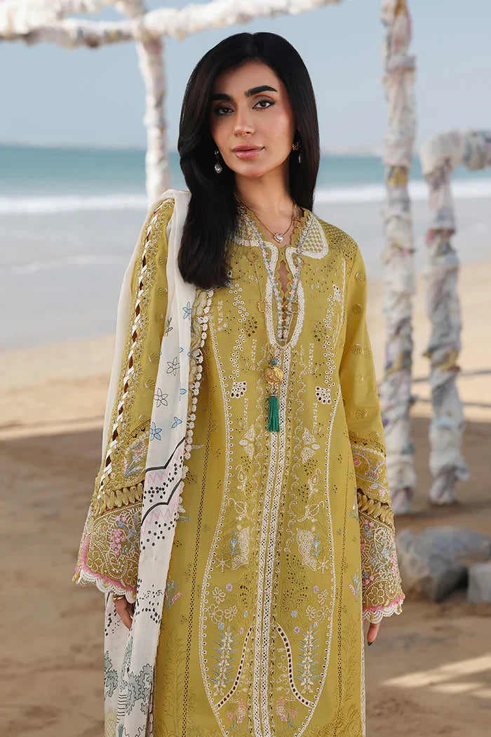 Qalamkar - SA-07 Hira Three Piece Lawn