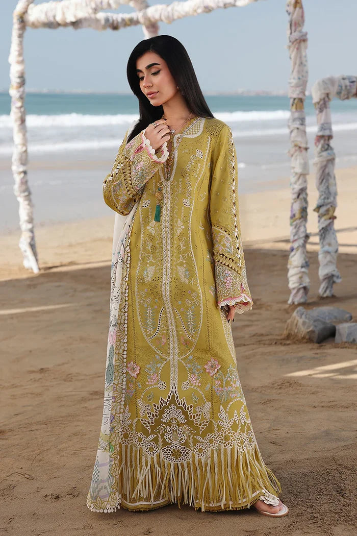 Qalamkar - SA-07 Hira Three Piece Lawn