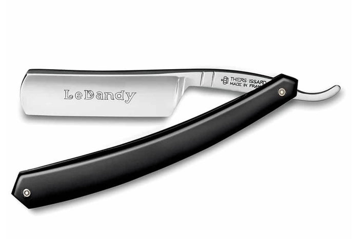 Rasoir coupe choux Thiers-Issard Le Dandy évidé manche en polymère noir