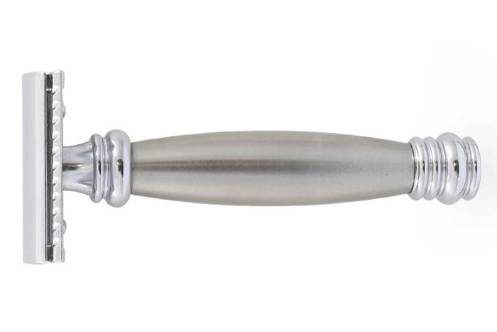 Rasoir sureté Merkur Solingen 43C lourd chromé manche en inox