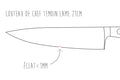 Réparation / restauration d'une lame de couteau de cuisine - Eclat inférieur à 1 mm