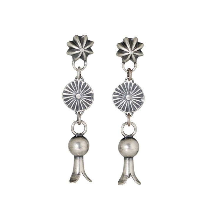 Revival Squash Blossom Stud Earrings