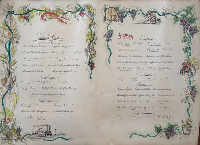 River Club. Menu
