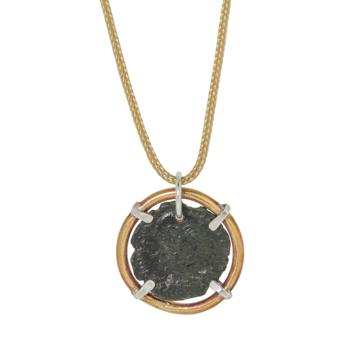 GL Roman coin necklace