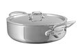 Rondeau Mauviel M'Urban4 en fonte d'inox avec couvercle en inox compatible induction - 20cm