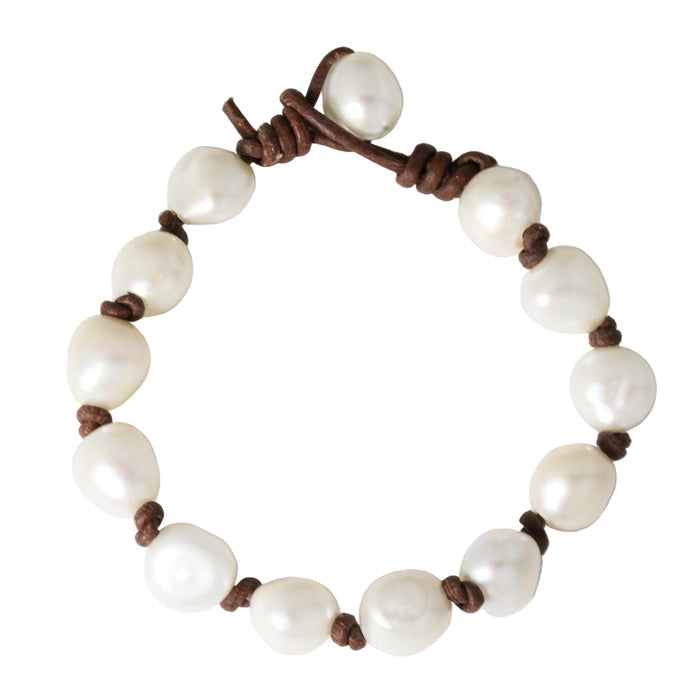 Ronja White Pearl Bracelet