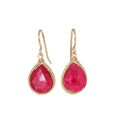 Ruby Drop Earrings
