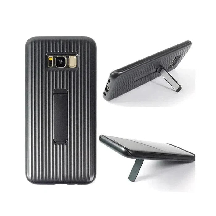 Rugged Mobile Phone Stand Case for Note 20 Ultra Metallic Grey