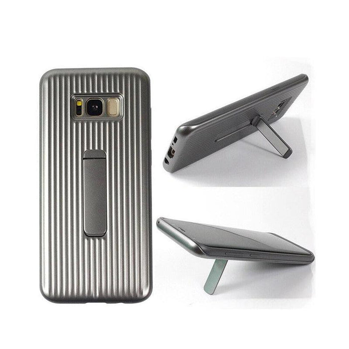 Rugged Mobile Phone Stand Case for S9+ Silver