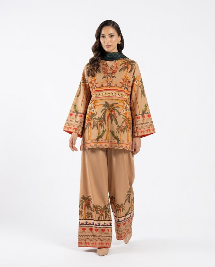 Saira Rizwan - Golden Hour Three Piece Printed Cambric
