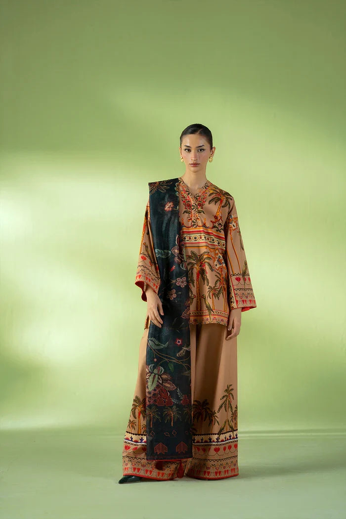 Saira Rizwan - Golden Hour Three Piece Printed Cambric