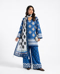 Saira Rizwan - JPU25-09 City Bloom Three Piece Printed Cambric