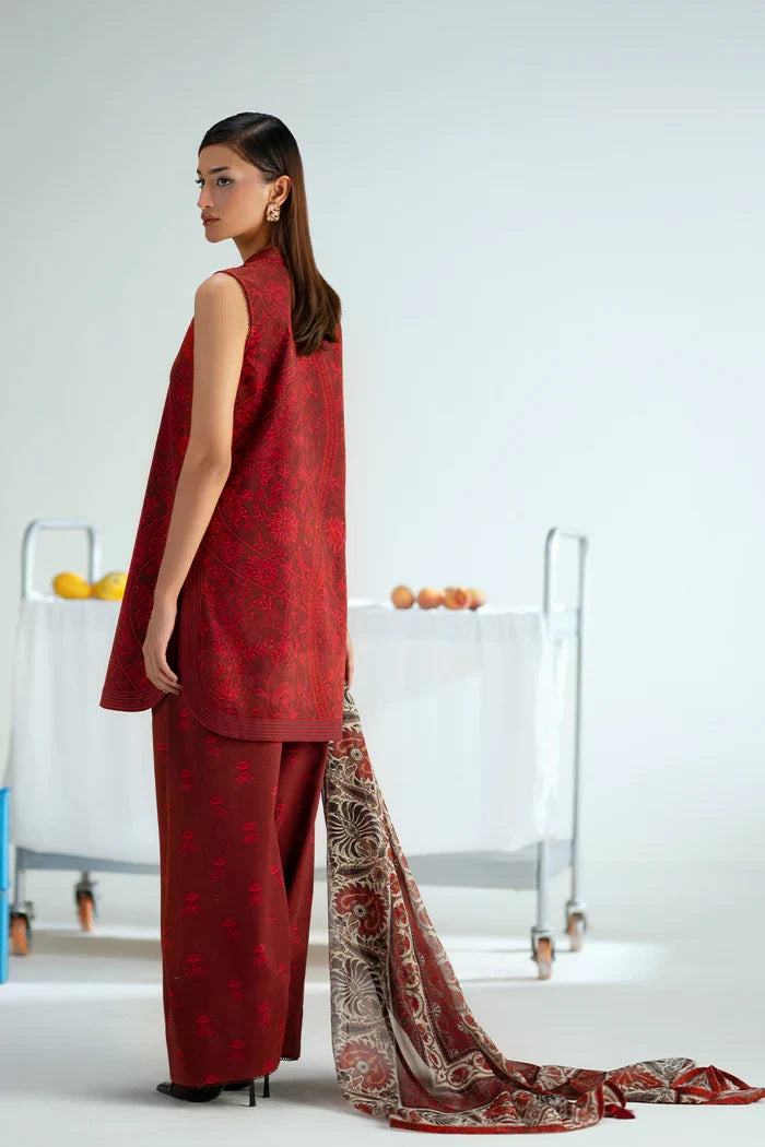 Saira Rizwan - Midnight Muse Three Piece Printed Cambric