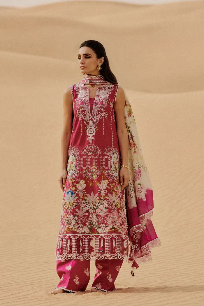 Saira Rizwan - SRL26-02 Zumar Three Piece Lawn