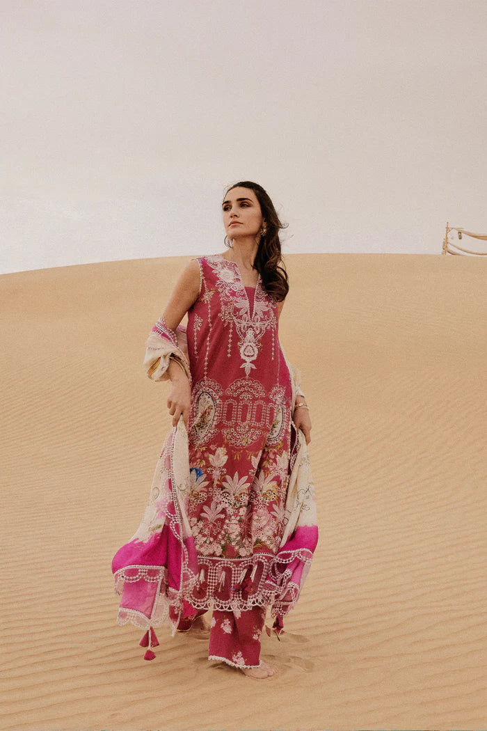 Saira Rizwan - SRL26-02 Zumar Three Piece Lawn