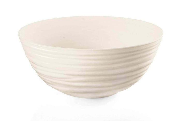 Saladier blanc Guzzini Tierra en bouteilles recyclées - 25cm