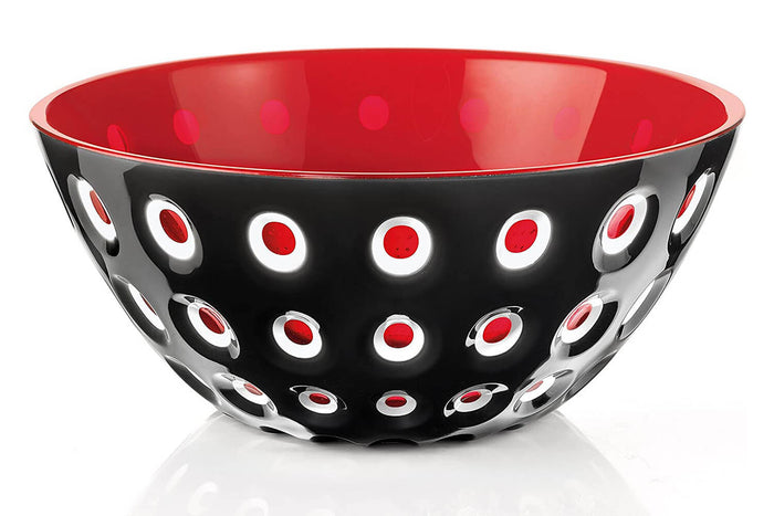 Saladier coloré Guzzini Le Murrine en polymère 25cm - Noir