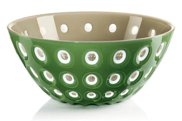 Saladier coloré Guzzini Le Murrine en polymère 25cm - Vert