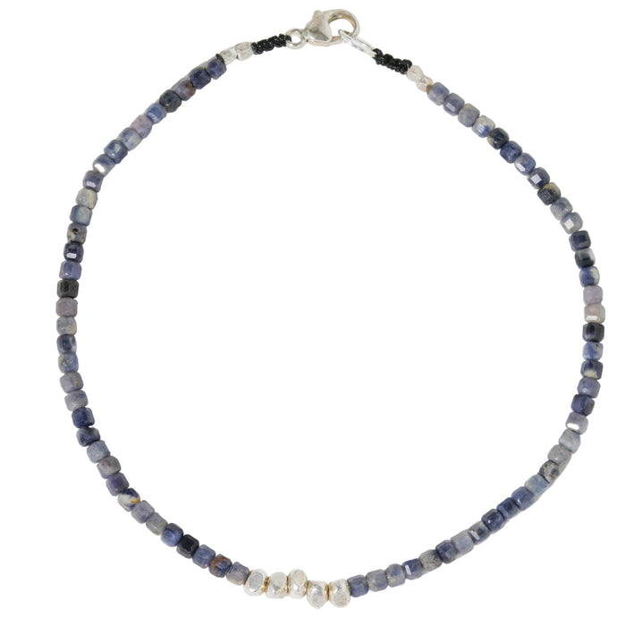 Sapphire & Silver Bracelet No. 159-Margaret Solow