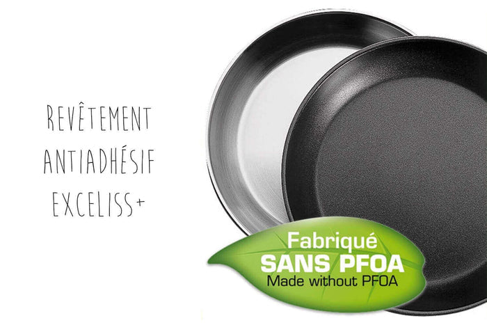 Sauteuse antiadhérente Cristel Mutine Amovible Exceliss en inox