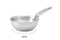 Sauteuse bombée De Buyer Alchimy en inox 18/10 multicouches 3 plis - 16 cm