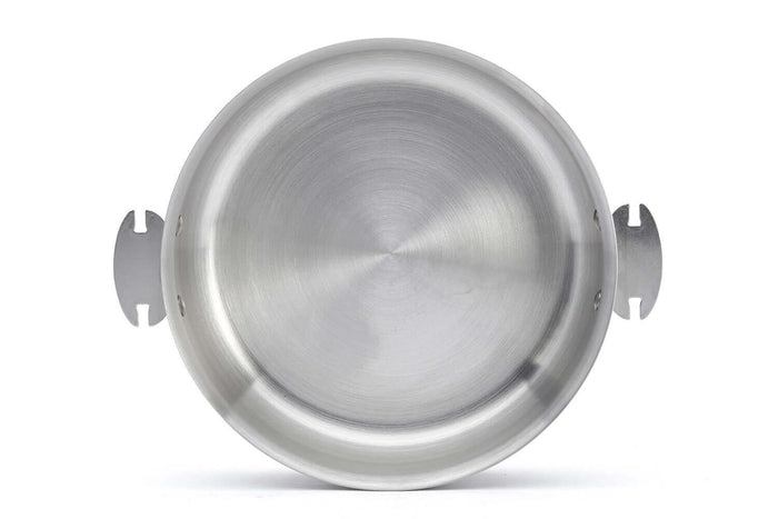 Sauteuse droite De Buyer Alchimy Loqy amovible en inox 18/10 multicouches