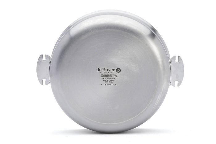 Sauteuse droite De Buyer Alchimy Loqy amovible en inox 18/10 multicouches