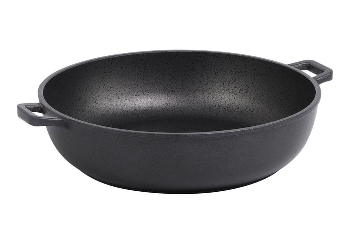 Sautoir en fonte d'aluminium De Buyer Choc Extrême avec 2 anses - 24cm