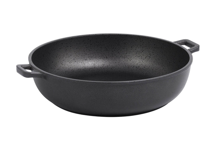 Sautoir en fonte d'aluminium De Buyer Choc Extrême avec 2 anses - 20cm