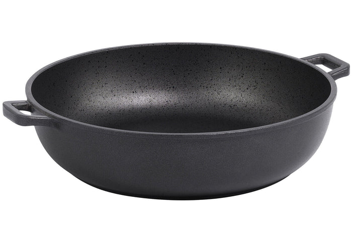 Sautoir en fonte d'aluminium De Buyer Choc Extrême avec 2 anses - 28cm