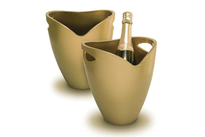 Seau à champagne Pulltex avec poignées - Or