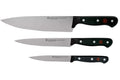 Set 3 couteaux Wüsthof Gourmet - Chef 20cm + découper 16cm + office 12cm